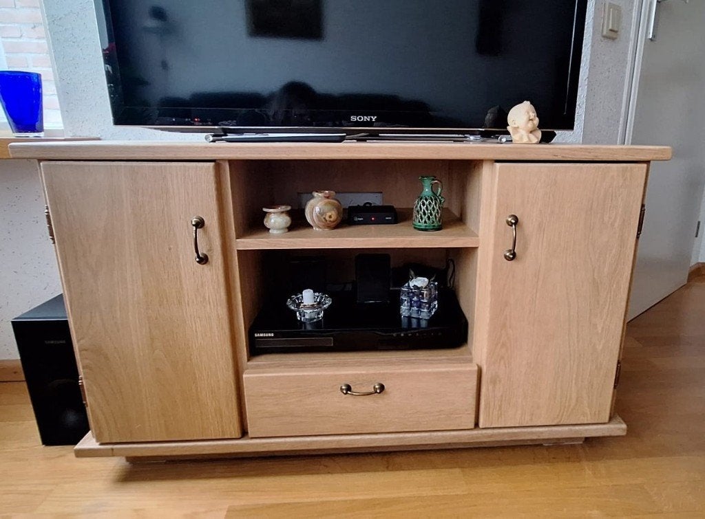 TV meubel, Huis en Inrichting, Ophalen, Gebruikt, 100 tot 150 cm, Minder dan 100 cm