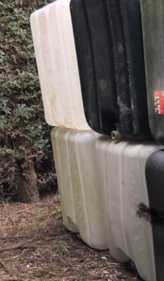 3 witte vaten, 150 liter of meer, Ophalen, Zo goed als nieuw