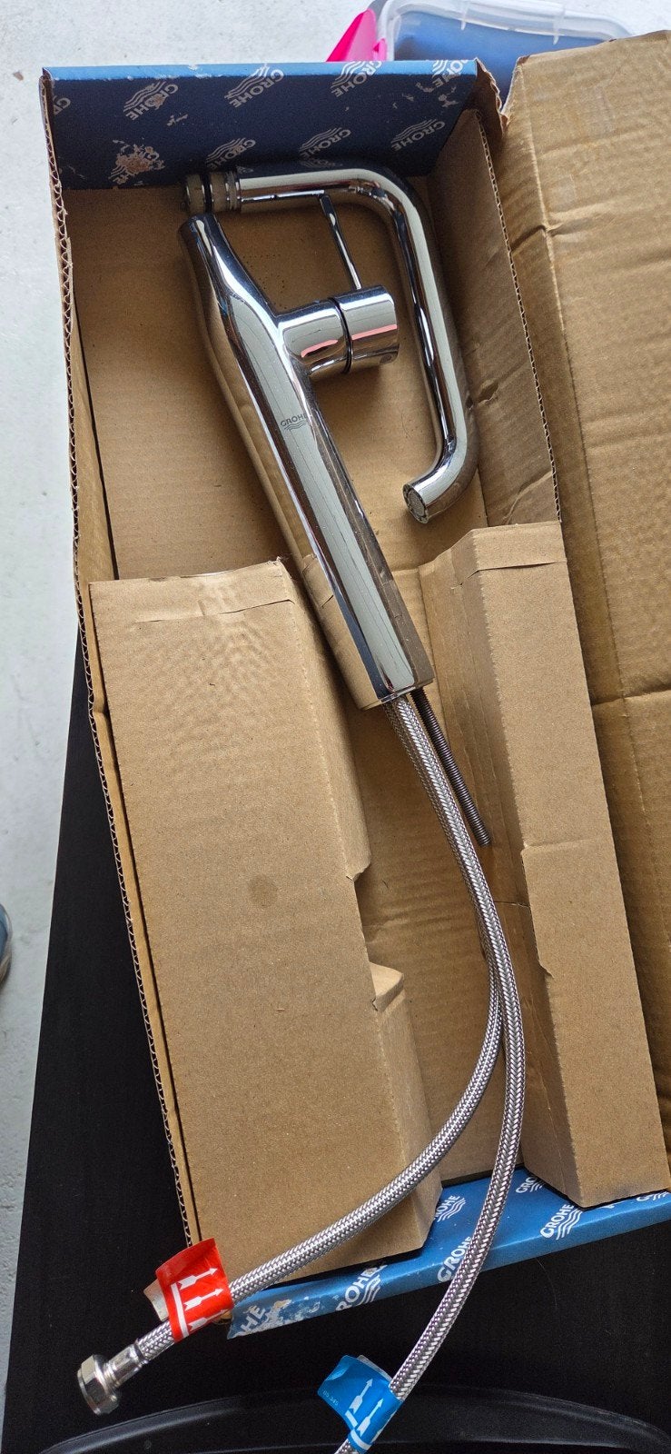 Grohe essence new wastafelkraan, Ophalen of Verzenden, Nieuw, Rvs, Kraan