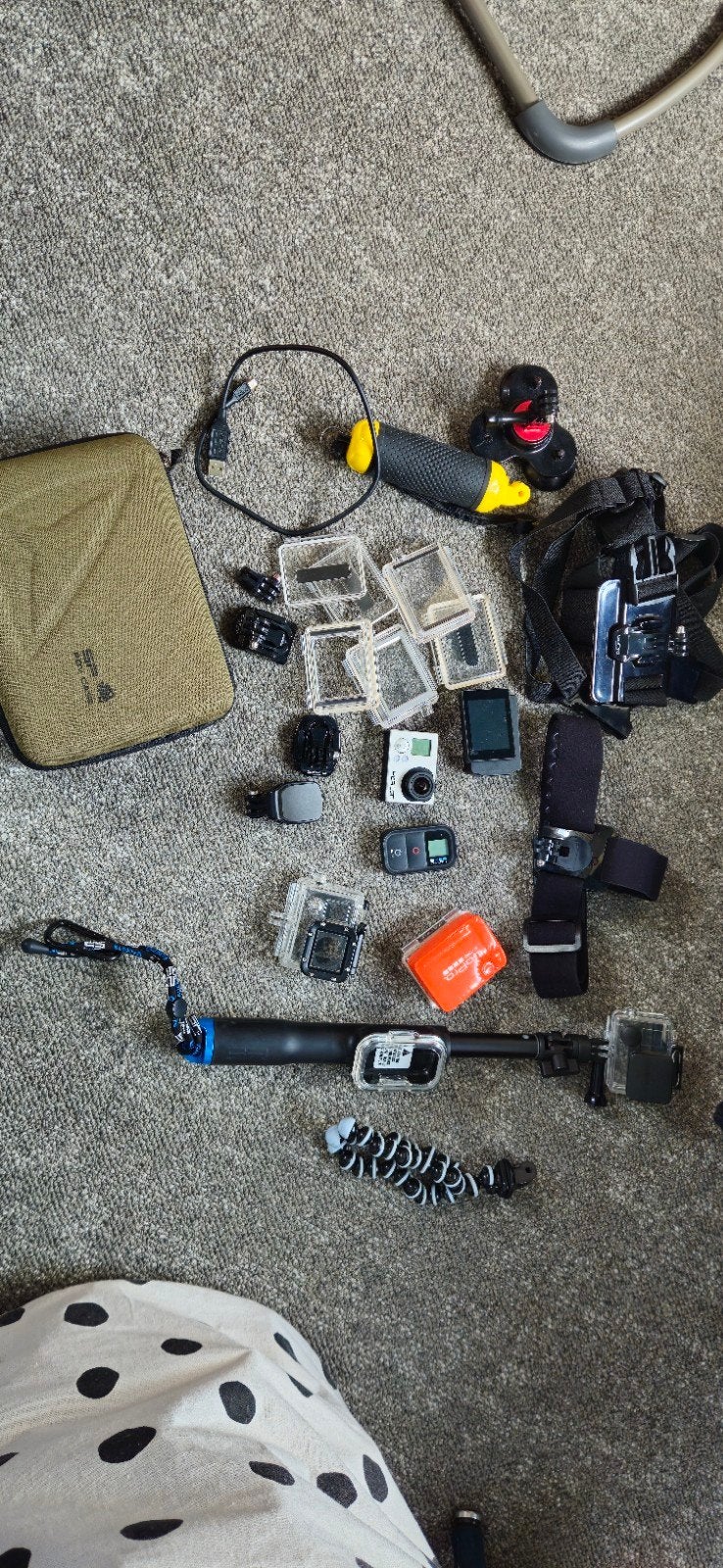 GoPro HERO3+ met accessoires, Audio, Tv en Foto, Actiecamera's, Ophalen, Gebruikt, GoPro