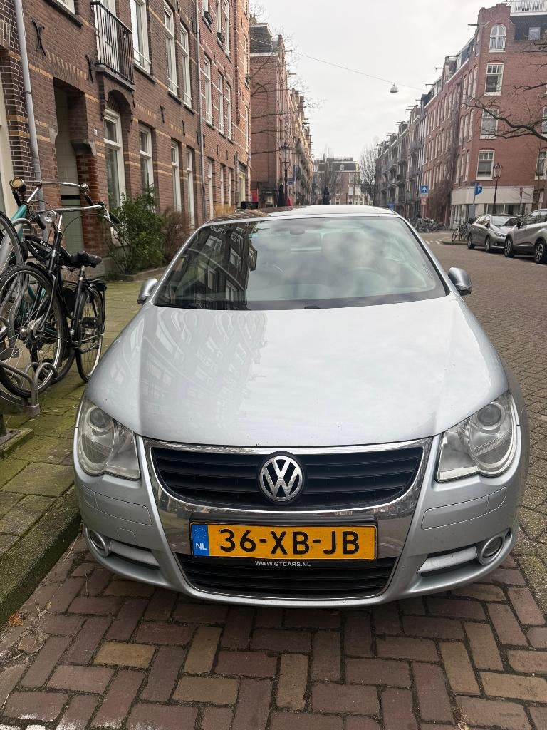 Volkswagen Eos 2.0 16V FSI 110KW 2007 Grijs, Auto's, Voorwielaandrijving, Euro 5, Zwart, 4 cilinders