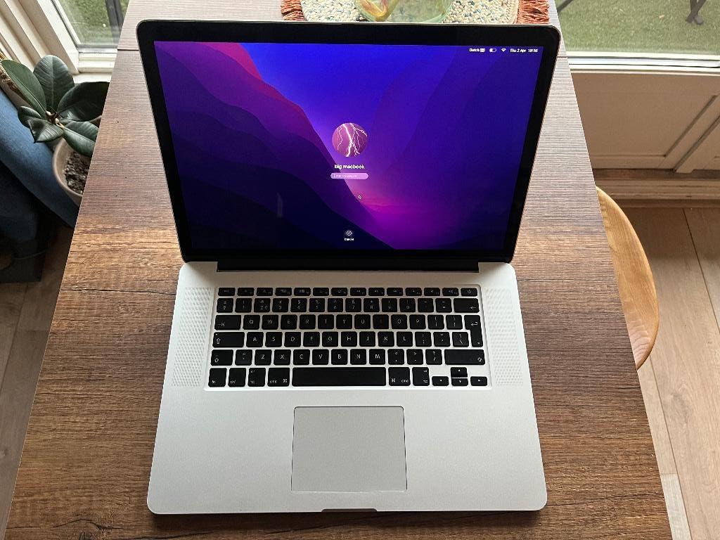 MacBook Pro (Retina 15 inch mid-2015) Intel i7, Gebruikt, 256 GB, 2 tot 3 Ghz, 16 GB