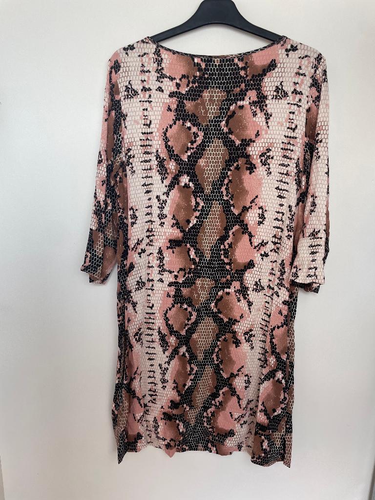Fifth House jurk maat 40 recht chiffon slangenprint roze, Maat 38/40 (M), Ophalen of Verzenden, Zo goed als nieuw, N-Brands Online B.V.