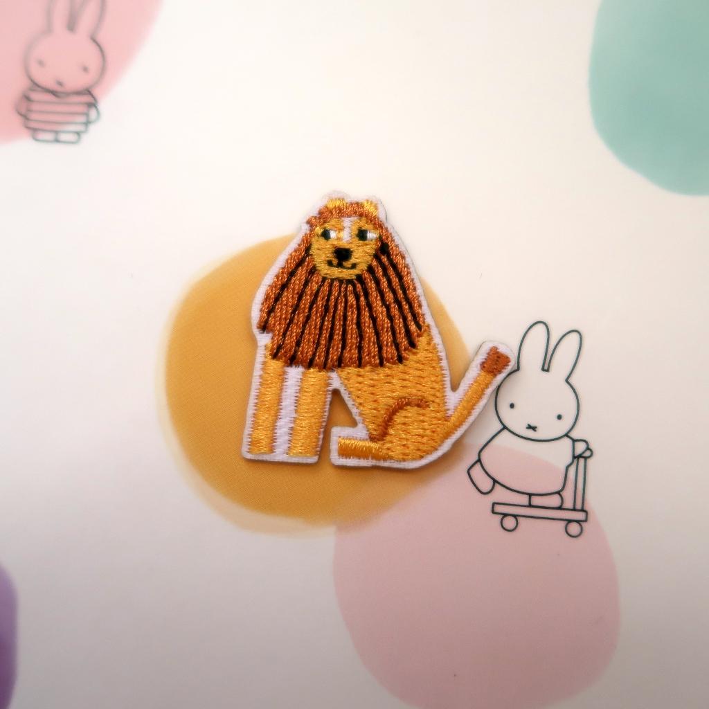 Leeuw Dieren opstrijkplaatje Patch Badge Applique, Verzenden, Nieuw, Overige applicaties