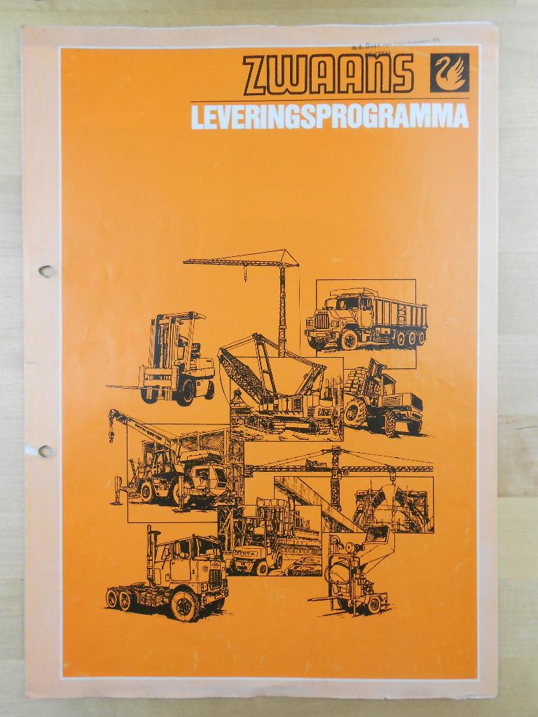 Zwaans Brochure ca 1979 – Mack Toyota Clark Potain, Mack, Toyota, Ophalen of Verzenden, Zo goed als nieuw