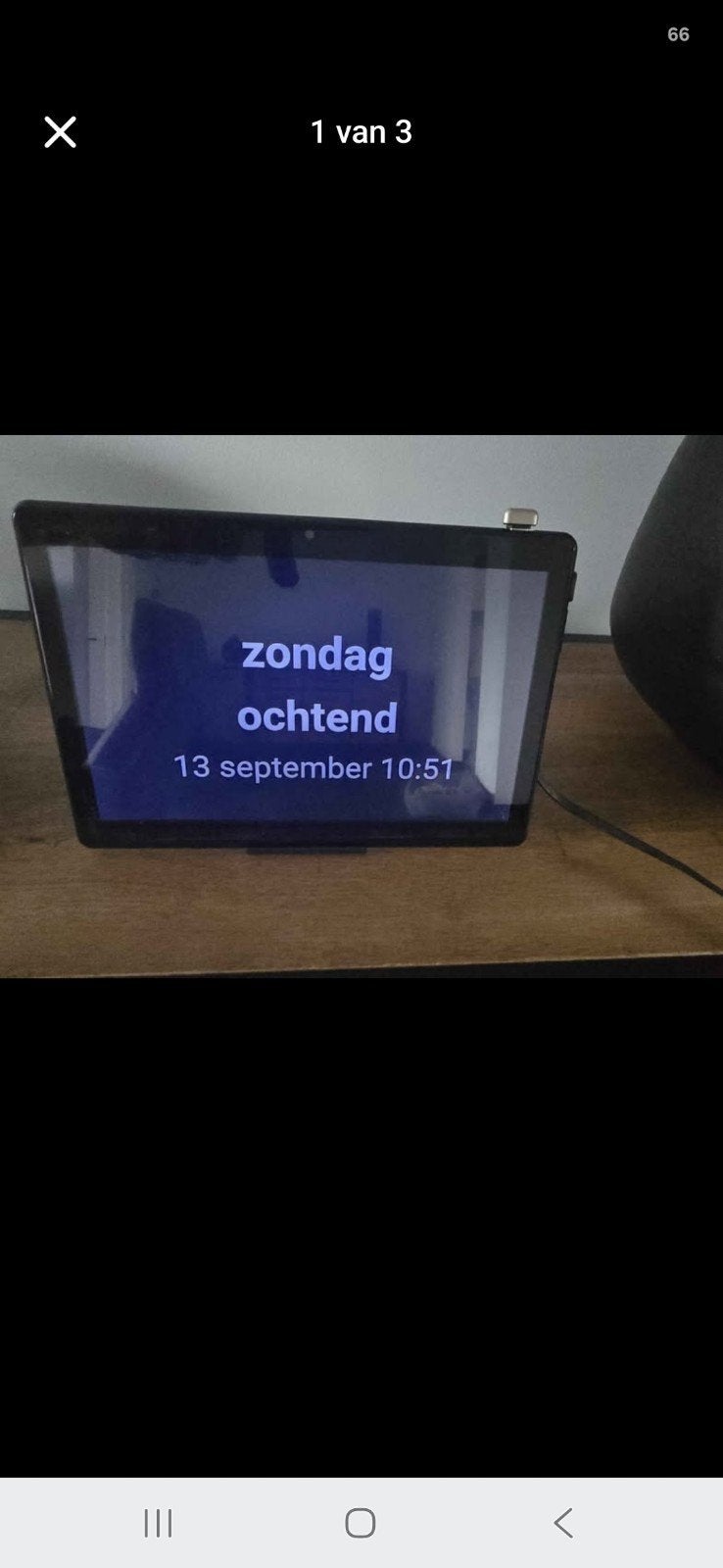 DayClocks Digitale Fotolijst - Klok en Kalenderfunctie, Ophalen, Overige merken, Kalenderfunctie, Zo goed als nieuw