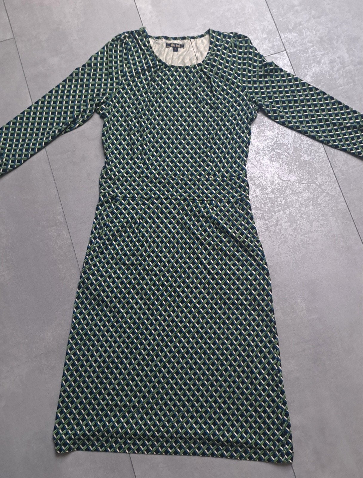 King Louie Mona dress met steekzakken,  maat M, Maat 38/40 (M), Ophalen of Verzenden, Zo goed als nieuw, Knielengte