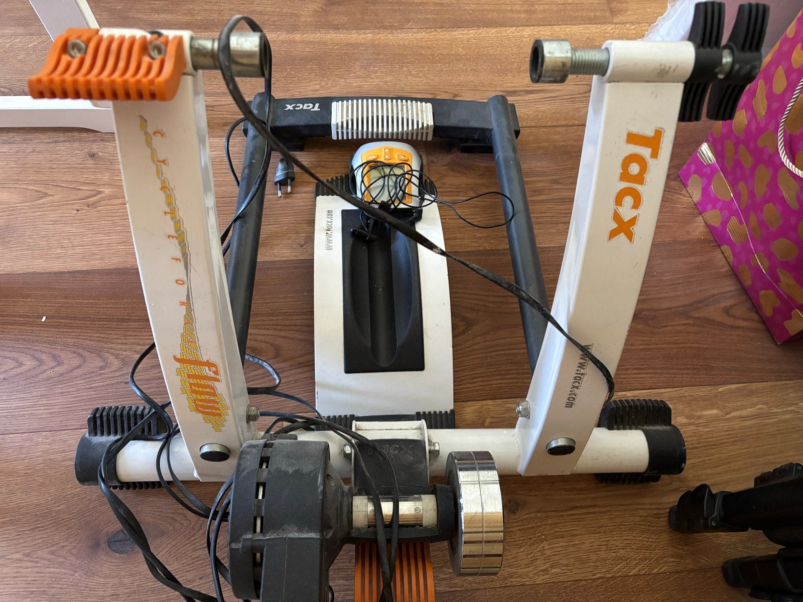 Tacx CycleForce Flow fietstrainer, Ophalen, Gebruikt, Overige typen, Staal