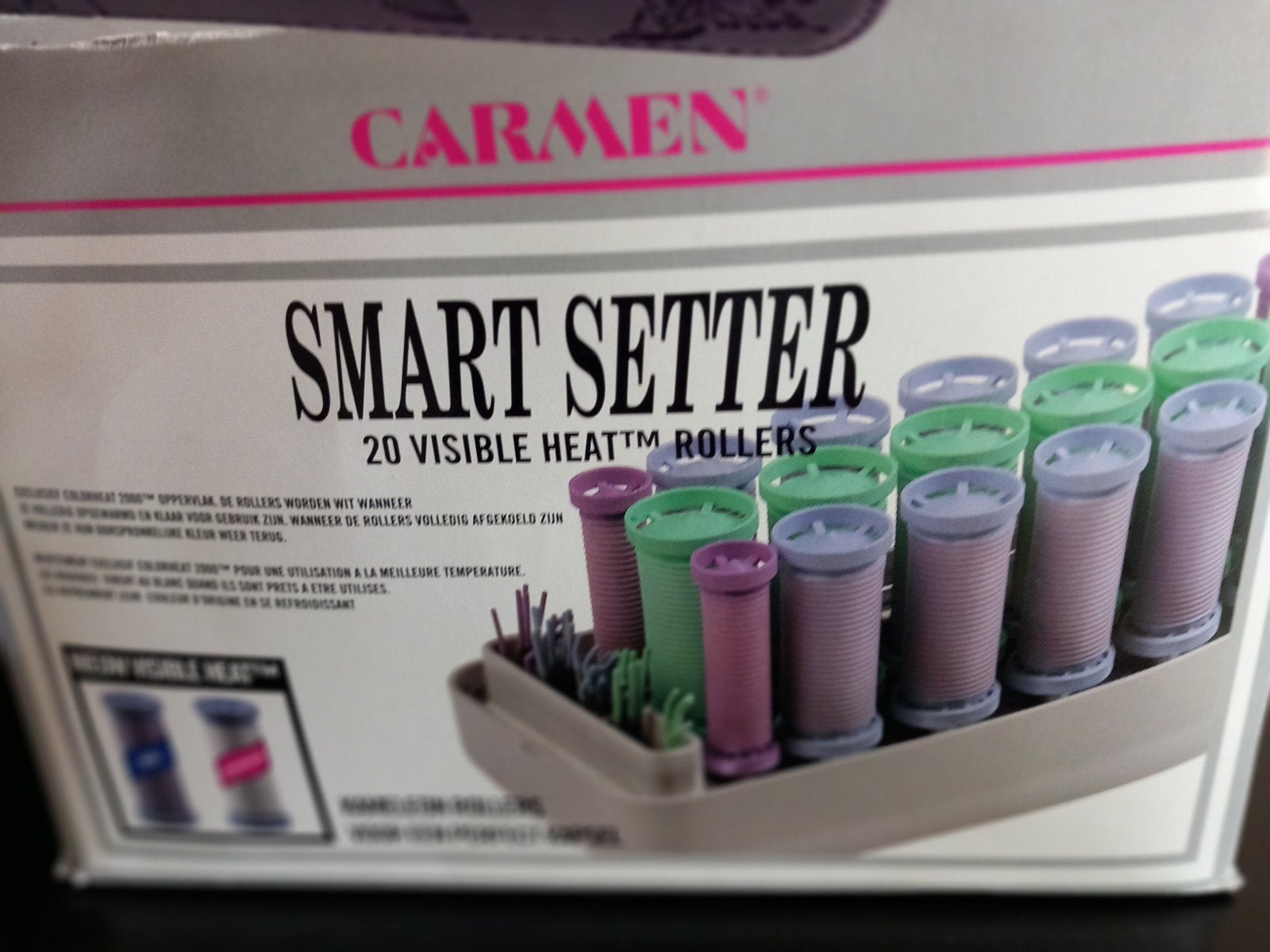 Carmen Smart Setter - Krulset met 20 Visible Heat Rollers, Ophalen of Verzenden, Zo goed als nieuw, Haarverzorging