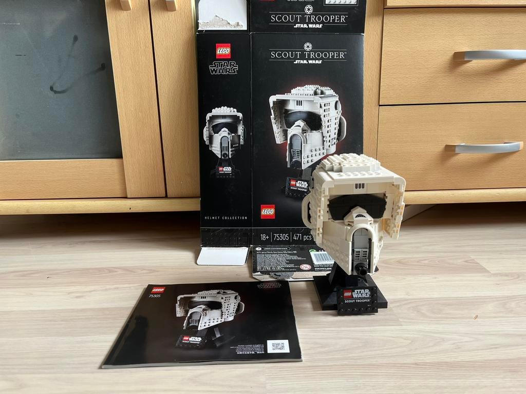 Lego 75305: Scout Trooper Helmet, Ophalen of Verzenden, Zo goed als nieuw