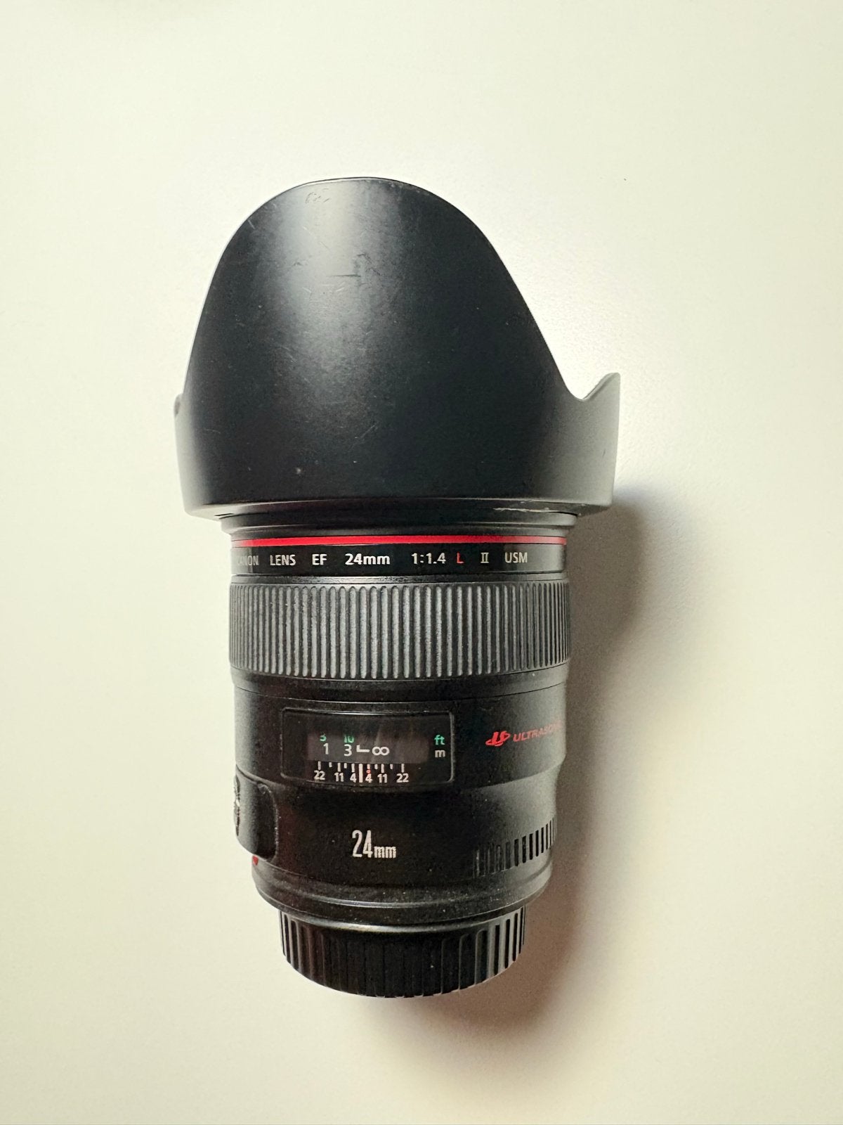 Canon EF 24mm 1:1.4 L II USM Groothoeklens, Canon, Autofocus, Zo goed als nieuw, Canon EF
