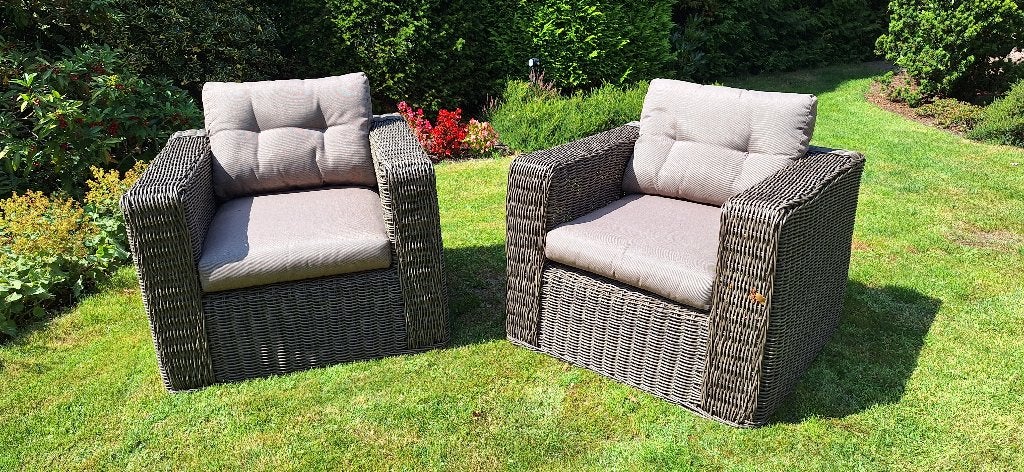 Lounge stoelen, Kunststof, Gebruikt, Loungeset, Stoel