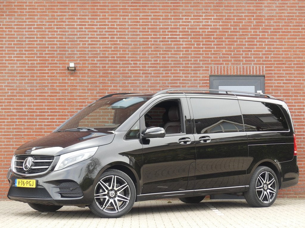 Mercedes-Benz V-Klasse 250d 4-MATIC Exclusive Dubbel Cabine, Auto's, 2438 kg, Gebruikt, Euro 6, Zwart