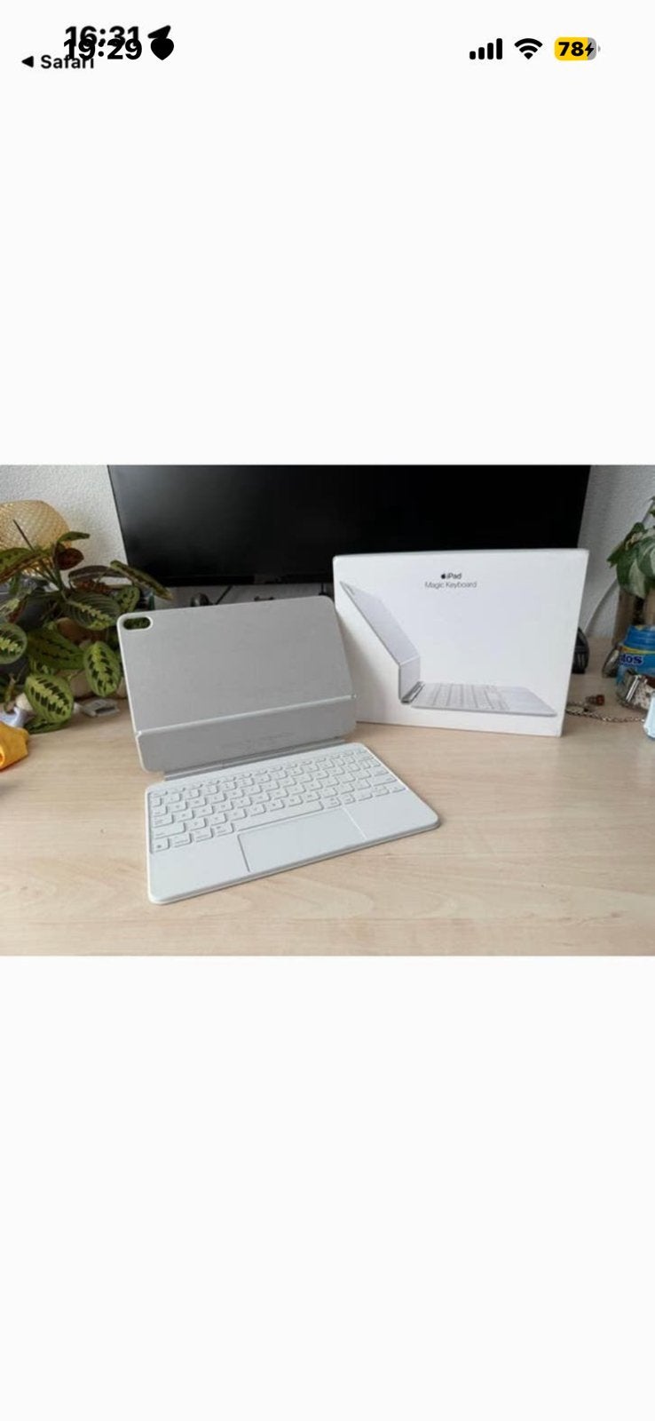 Apple Magic Keyboard voor iPad Pro 11 inch (4e generatie), Computers en Software, Apple iPads, Wit, 11 inch, Nieuw, Ophalen of Verzenden
