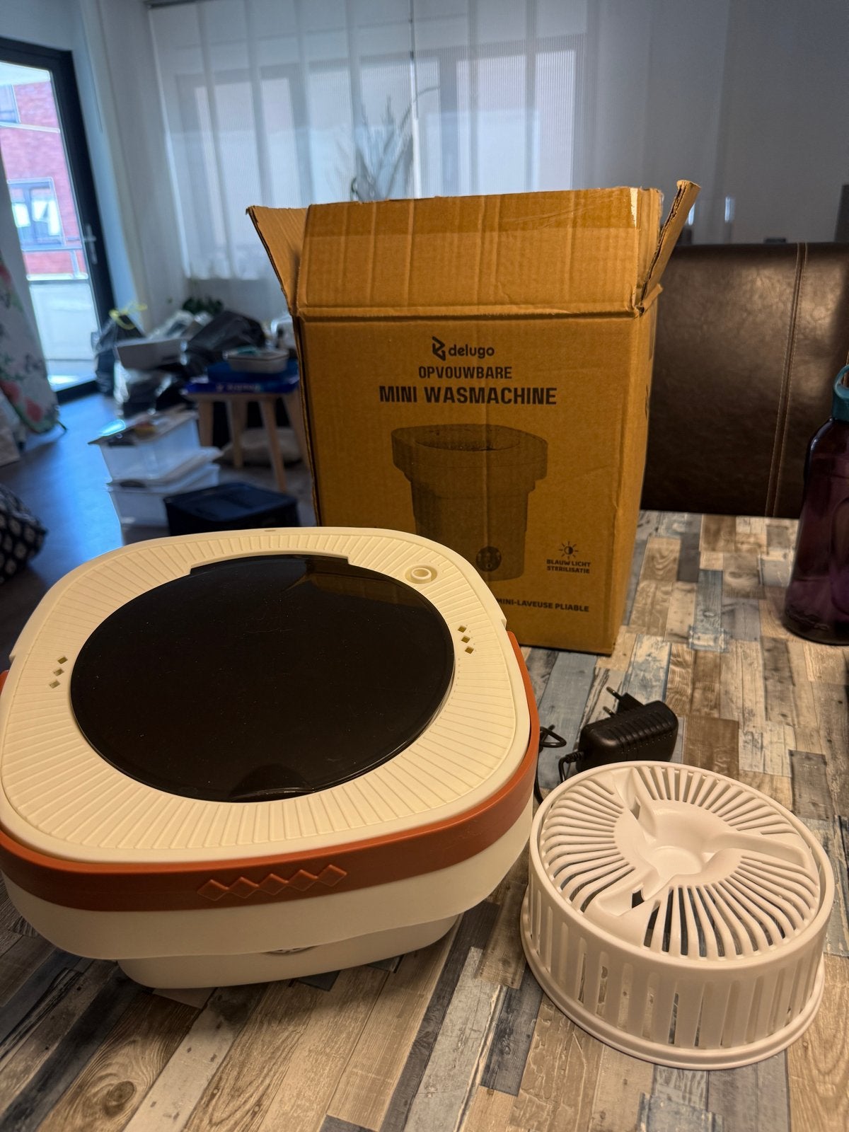 Delugo Opvouwbare Mini Wasmachine - Nieuw in doos, Caravans en Kamperen, Ophalen, Nieuw