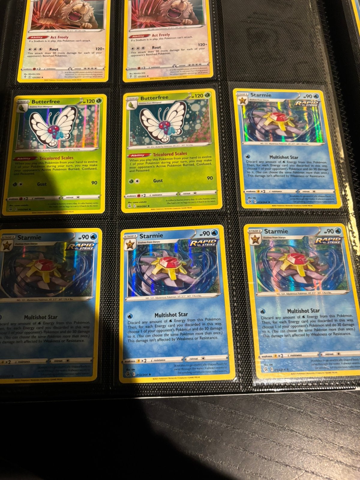 Pokémon Kaarten Holo’s Fusion Strike / 264 Per stuk, Ophalen of Verzenden, Zo goed als nieuw