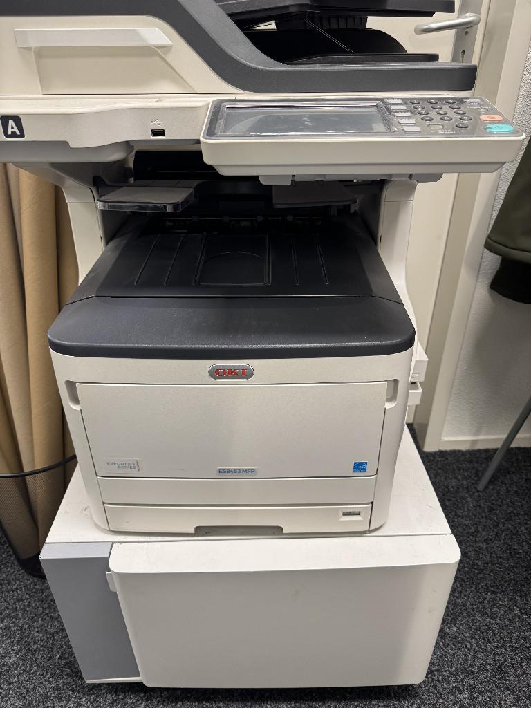 A3 kleuren printer Oki 8453, Computers en Software, Printers, Ophalen, Gebruikt, All-in-one, LED-printer