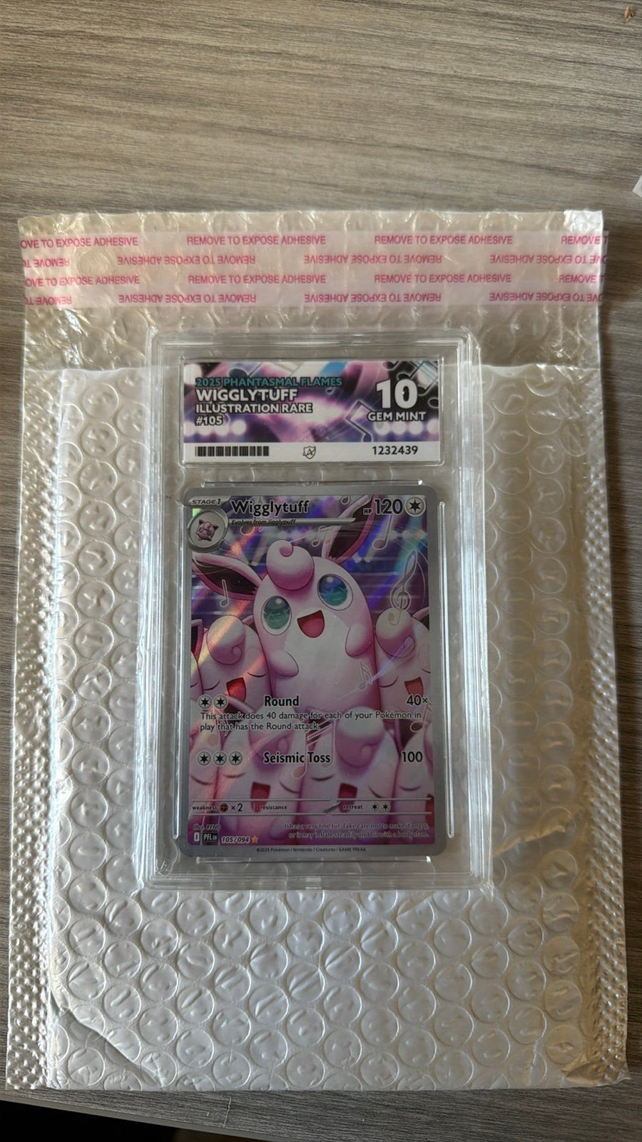 Wigglytuff Graded ACE 10 - Pokémon Kaart, Ophalen of Verzenden