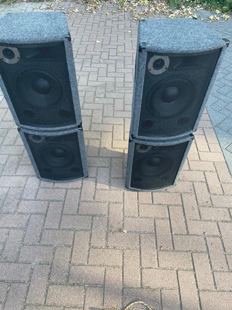 P.a speakers, Audio, Tv en Foto, Luidsprekers, Ophalen of Verzenden, 120 watt of meer, Front, Rear of Stereo speakers, Overige merken