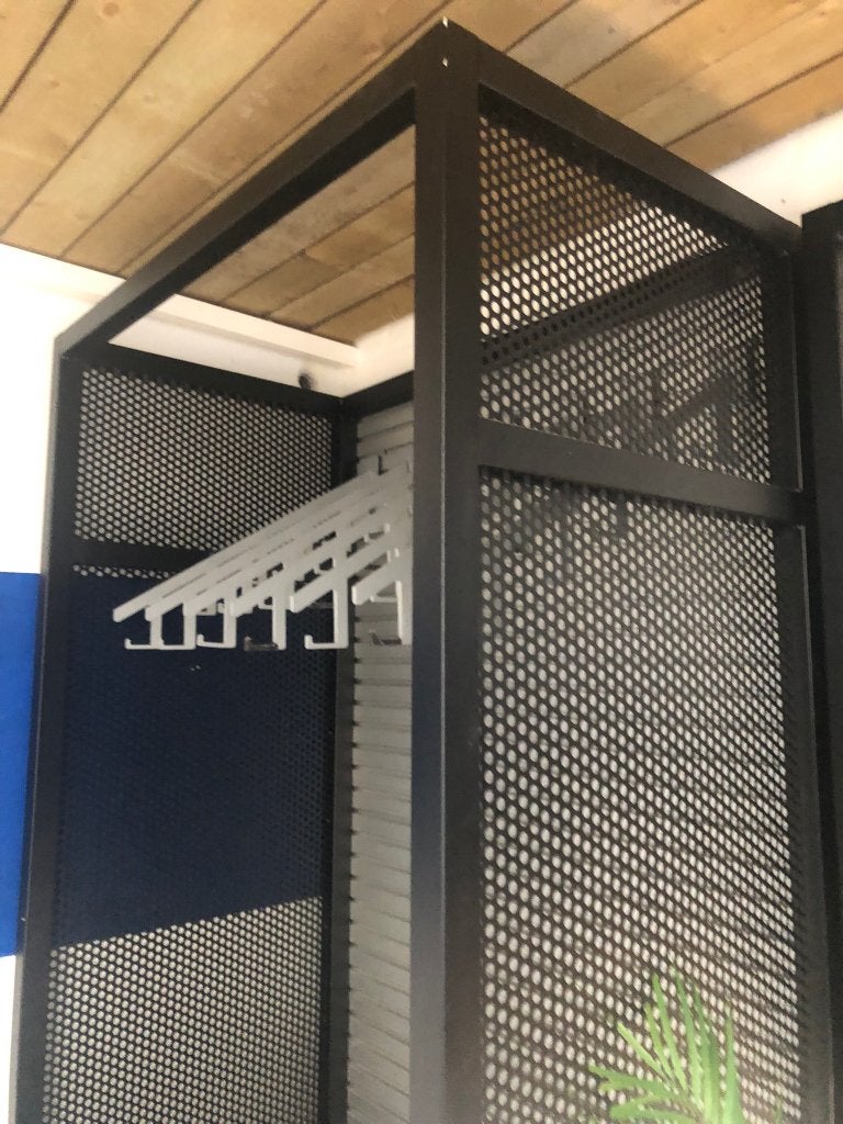 Slatwall presentatiewand 4 delen, Ophalen, 200 cm of meer, 300 cm of meer, Zo goed als nieuw
