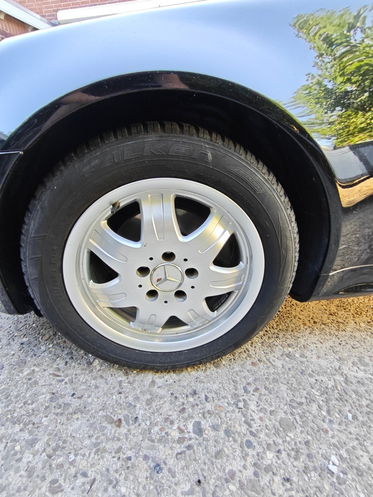 Originele mercedes velgen met zeer goede banden, Ophalen, Gebruikt, 16 inch, Banden en Velgen