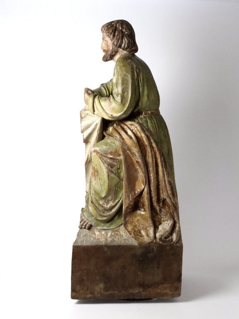 Sculptuur Heilige of Apostel, 17de eeuw., Ophalen of Verzenden