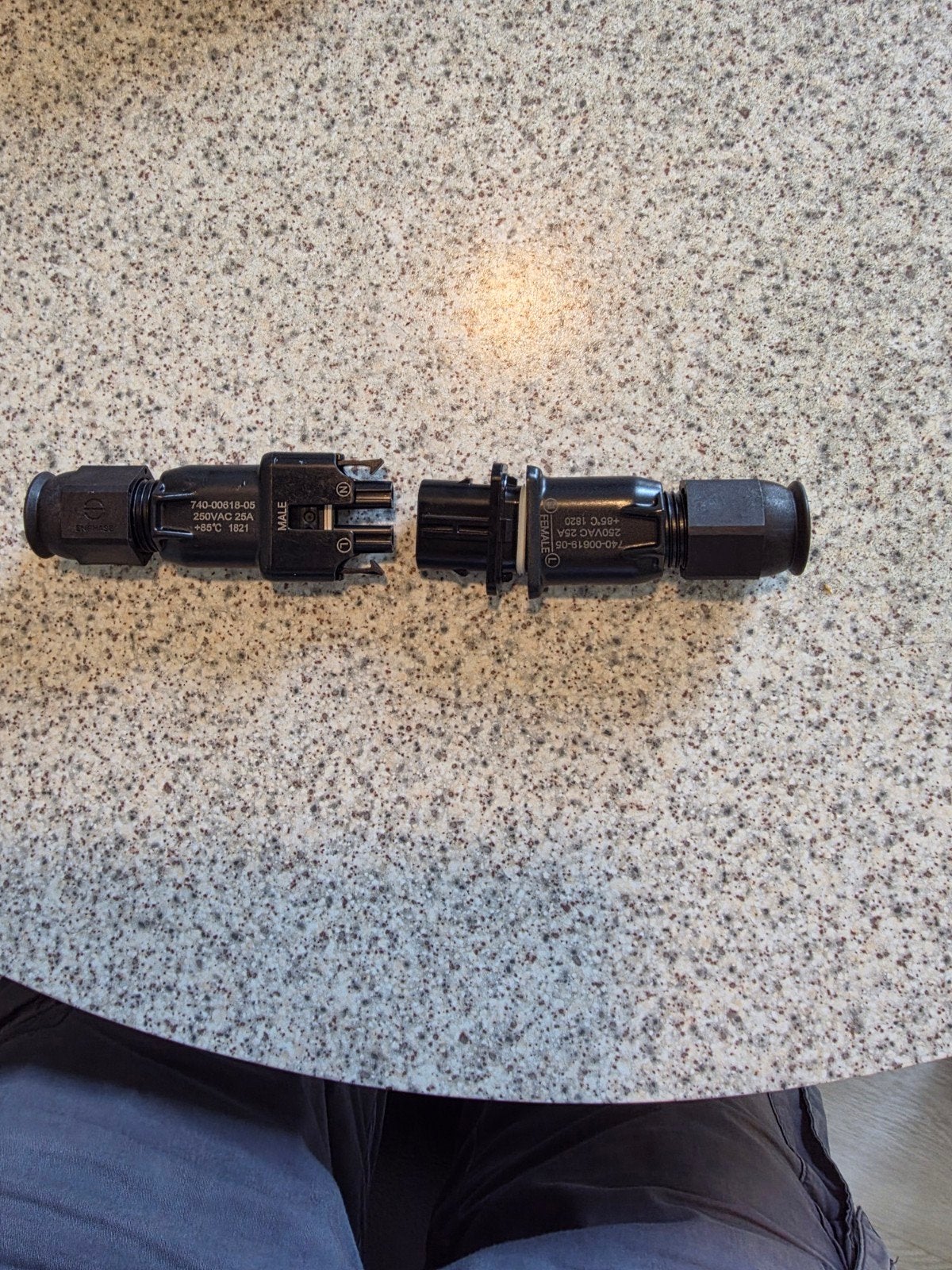 pv connector ( 5 stuks ) male voor aansluiten kabel op micr, Ophalen of Verzenden, Nieuw, Enphase, Stekker