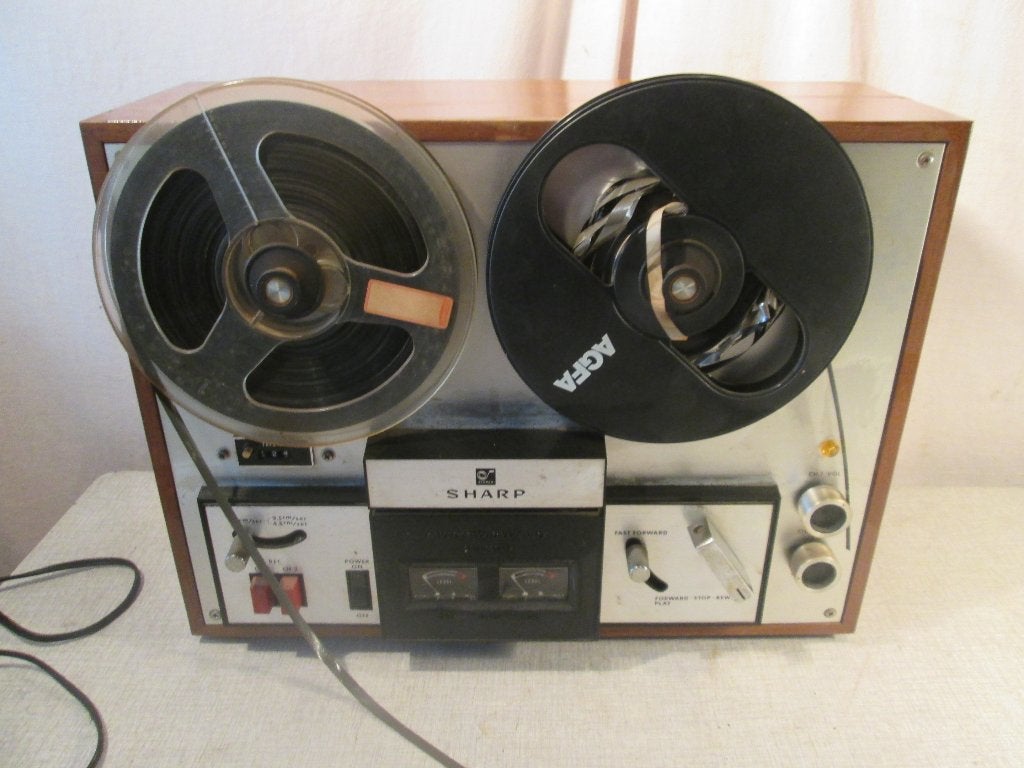 Prima Retro Bandrecorder - Sharp RD-712D, Ophalen of Verzenden, Bandrecorder