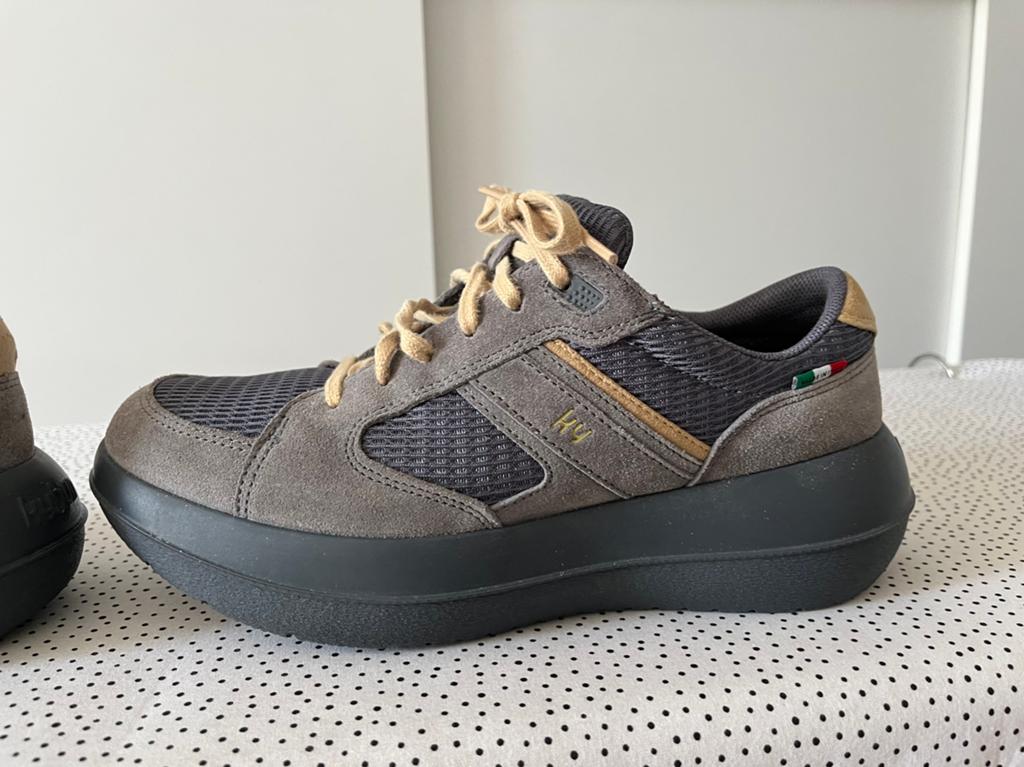 Kybun schoenen Airolo Antraciet maat 40 1/3, Overige kleuren, Ophalen of Verzenden, Sneakers of Gympen, Zo goed als nieuw