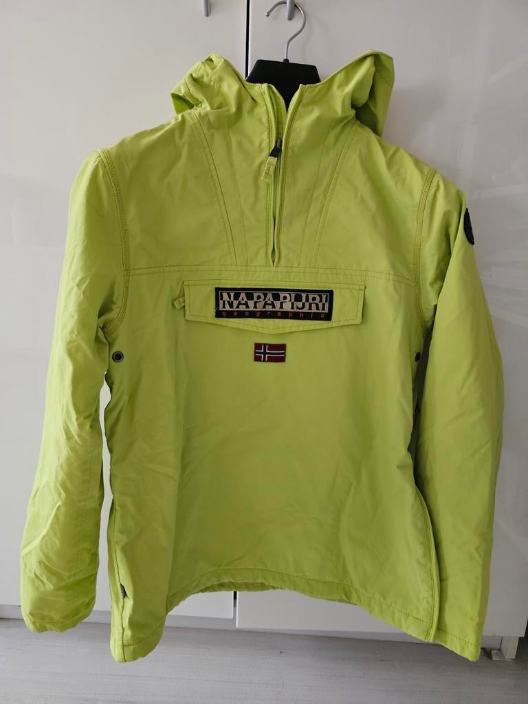 Napapijri jas anorak maat 164/170, Ophalen of Verzenden, Zo goed als nieuw, Napapijri, Jongen