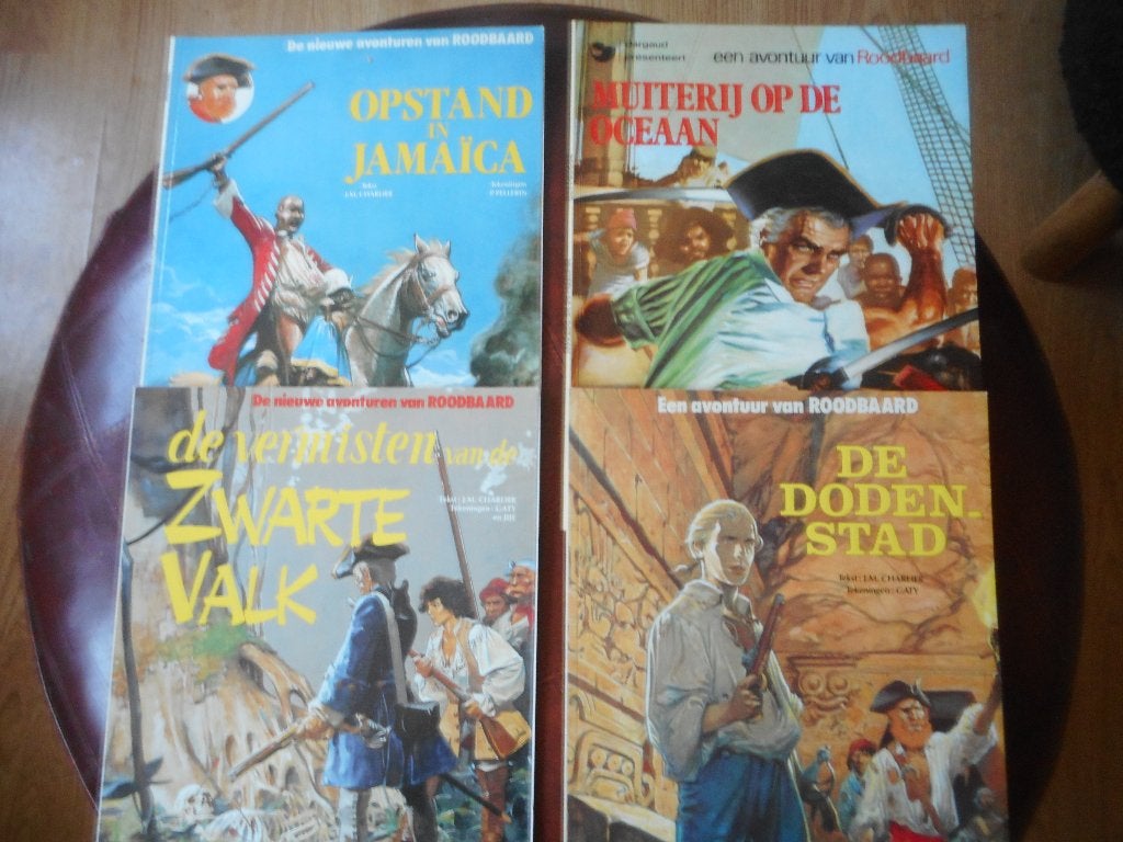 Avonturen van Roodbaard, Gelezen, J.M.Charlier oa, Verzenden, Meerdere stripboeken