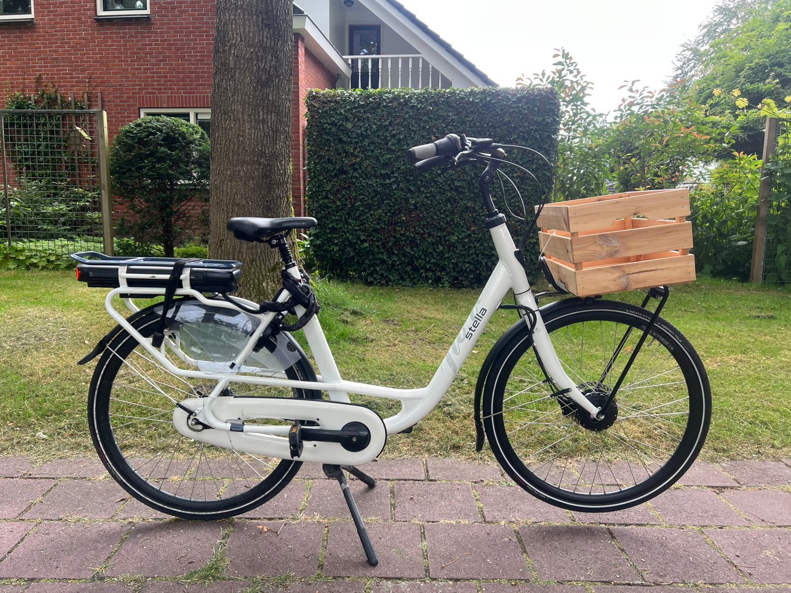 Stella Elektrische moederfiets/Sterke motor /522wh/Netjes, Overige merken, 2 zitjes, Zo goed als nieuw, 56 cm of meer