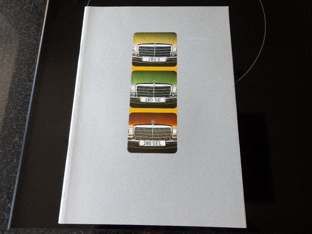 Mercedes-Benz 280 S/SE/SEL Brochure, Zo goed als nieuw, Mercedes-Benz, Mercedes, Ophalen of Verzenden