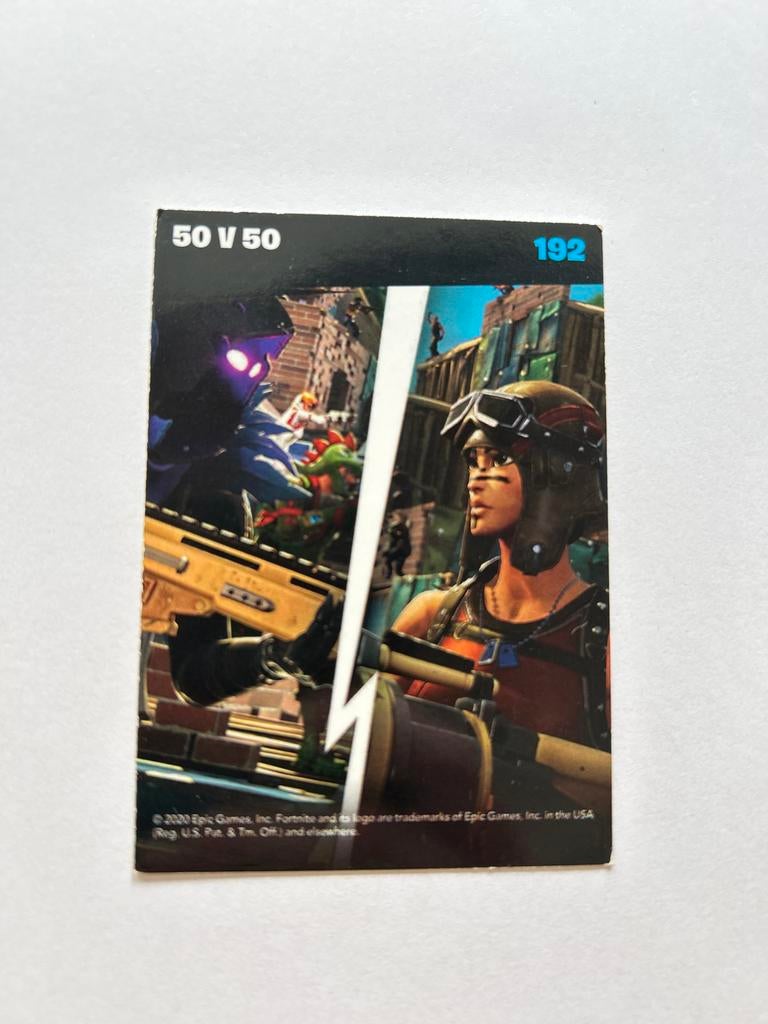 Fortnite Event Card 50 V 50 - Seizoen 3 (Nr. 192), Hobby en Vrije tijd, Verzamelkaartspellen | Overige, Zo goed als nieuw, Losse kaart