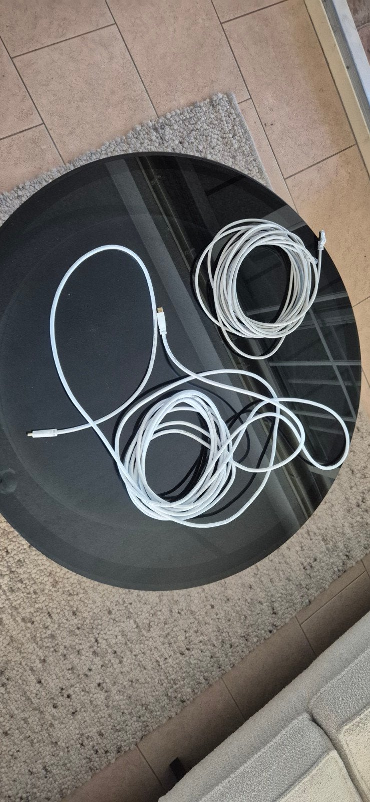 20 meter HDMI-kabel en Coaxiale kabel - Wit, diverse lengtes, Audio, Tv en Foto, Audiokabels en Televisiekabels, Ophalen of Verzenden