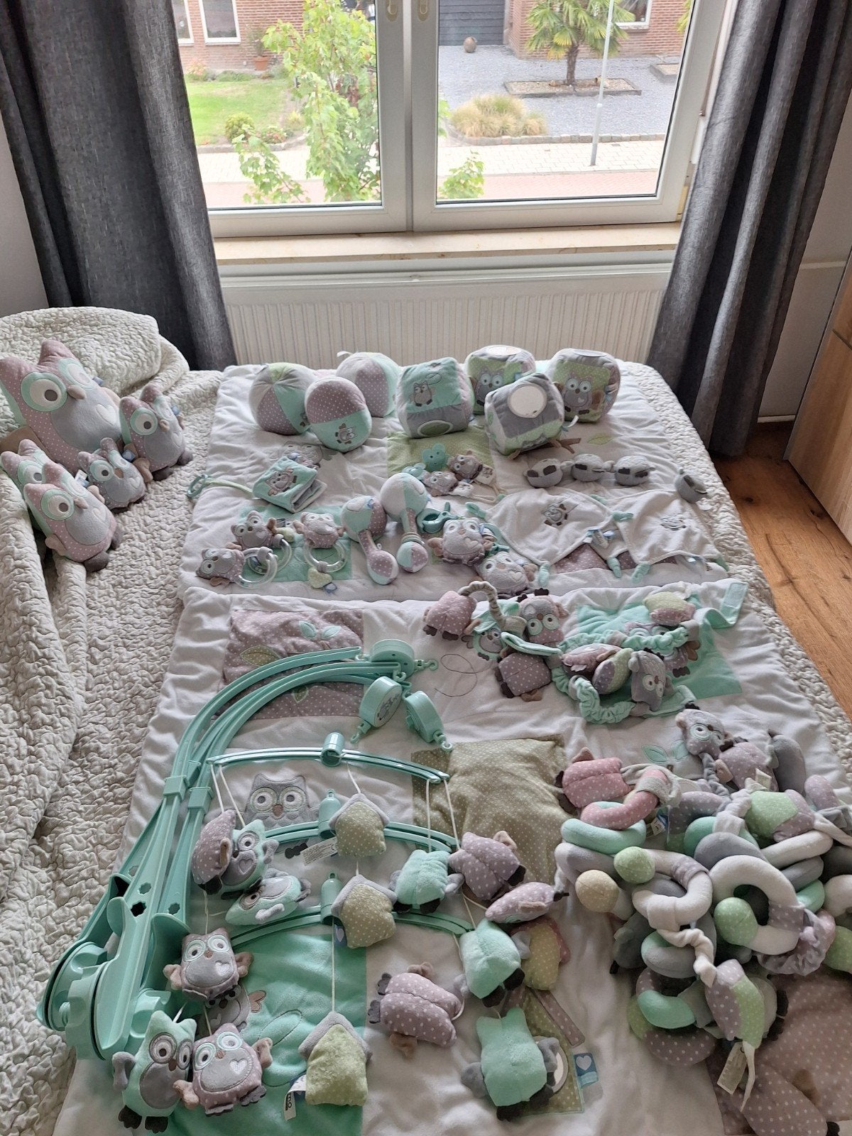 Grote Tiamo Uil Collectie, Ophalen of Verzenden, Zo goed als nieuw, Babygym, Met geluid