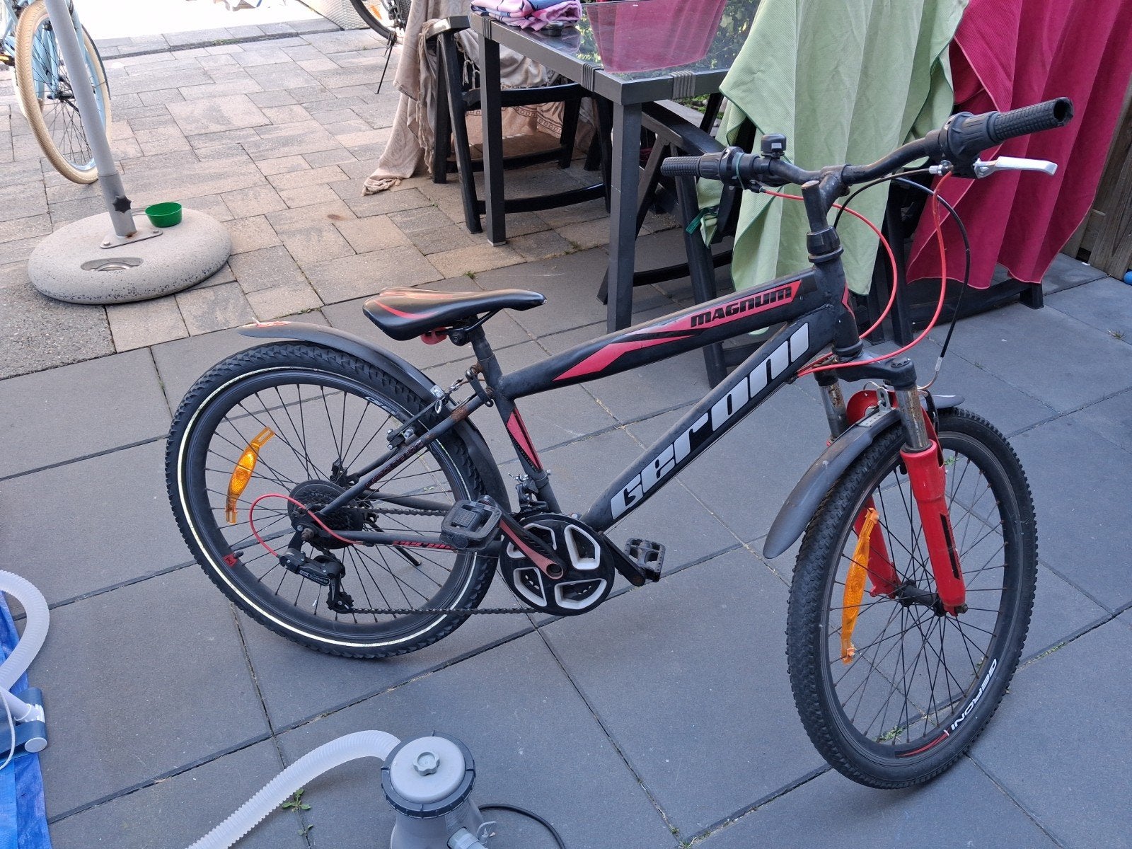 Geroni Magnum 24 inch mountain bikekinderfiets - 21 versnell, Fietsen en Brommers, Fietsen | Mountainbikes en ATB, Ophalen, Gebruikt