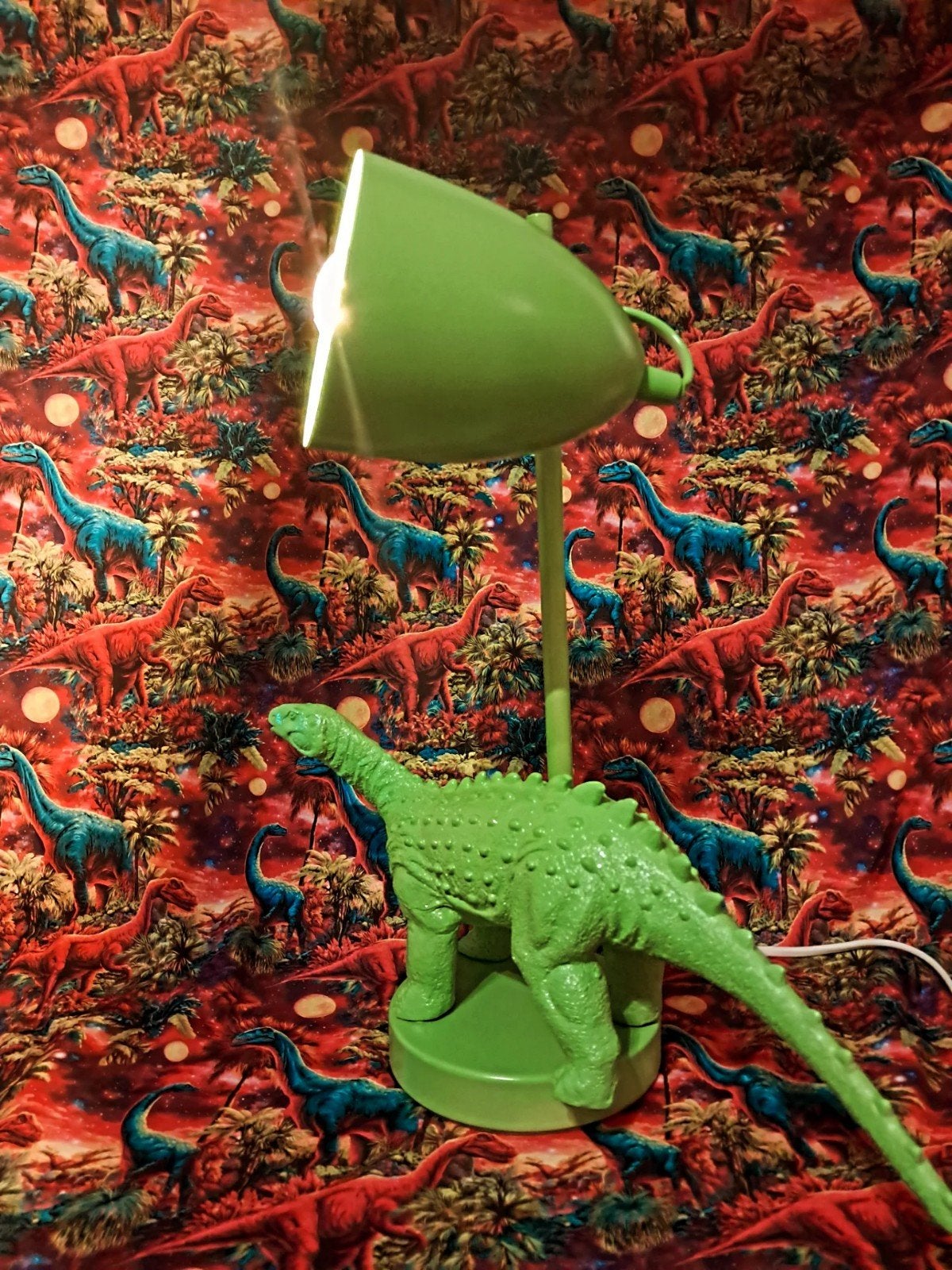 Bureaulamp Groene Dinosaurus, Ophalen, Nieuw, Groen