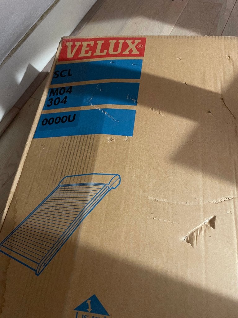 Velux rolluik handbediend voor GGL M04, Ophalen, Minder dan 80 cm, 80 tot 120 cm, Nieuw