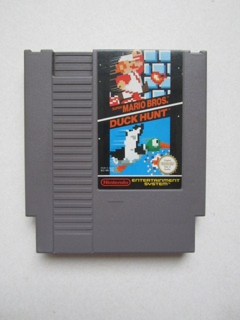 Super Mario Bros NES Nintendo (Duck Hunt), Spelcomputers en Games, Games | Nintendo NES, Gebruikt, 1 speler, Ophalen of Verzenden