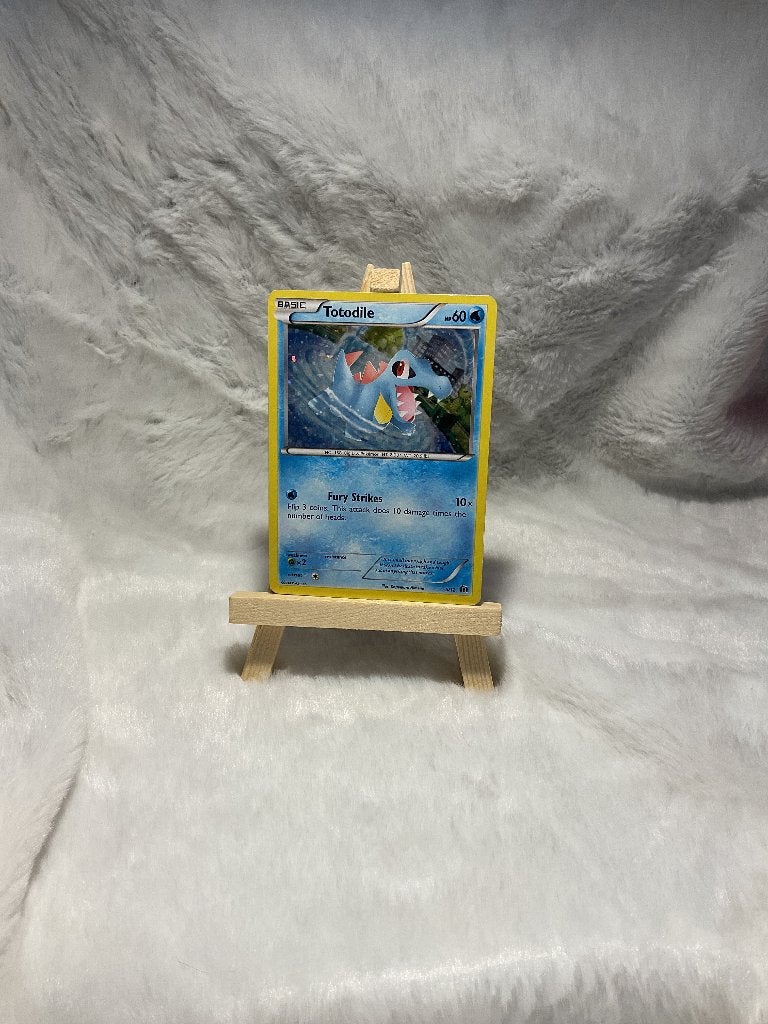 Totodile - 5/12 - GD/EX - Mcdonalds, Ophalen of Verzenden, Zo goed als nieuw, Losse kaart, Foil
