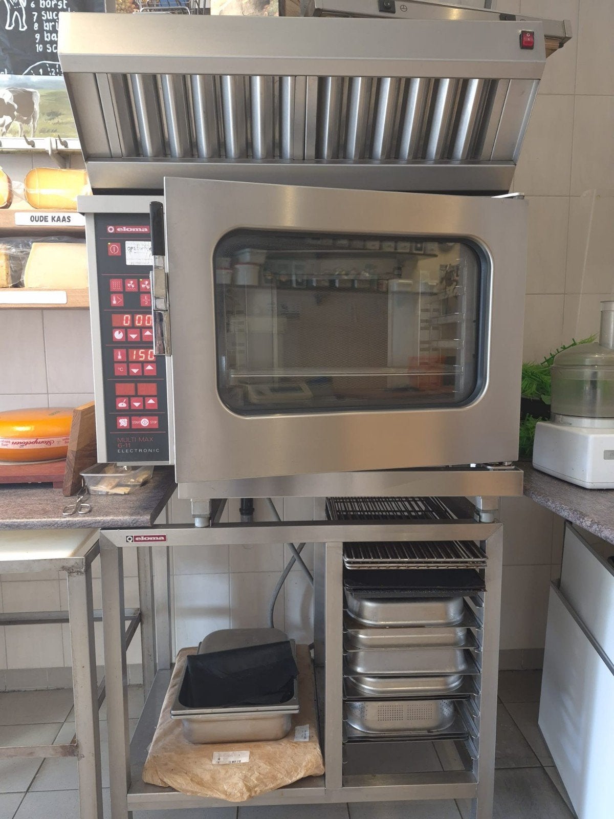 Eloma Multi Max 6-11 Steamer met onderstel en accessoires, Ophalen, Gebruikt, Ovens, Magnetrons en Steamers