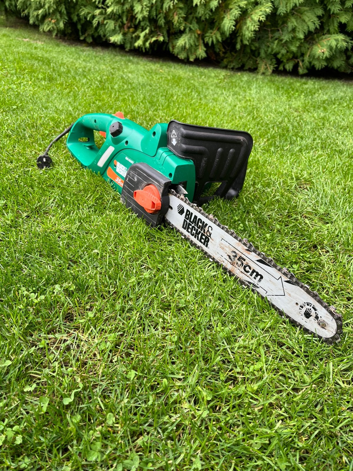 Elektronische kettingzaag, Tuin en Terras, Ophalen, Gebruikt