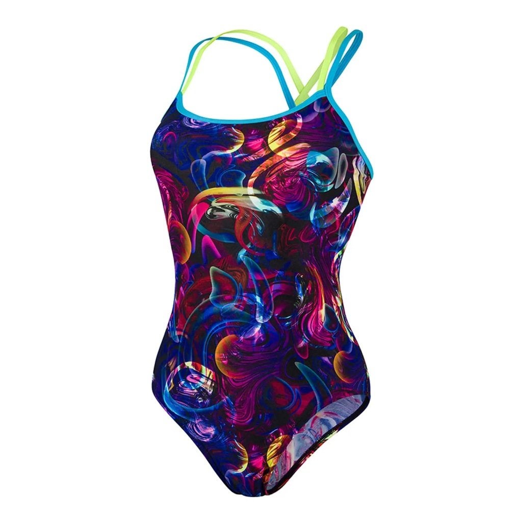 Nieuw Speedo W Allover Digital Double Crossback Badpak Multi, Kleding | Dames, Badmode en Zwemkleding, Zwart, Info@allsport-group.com