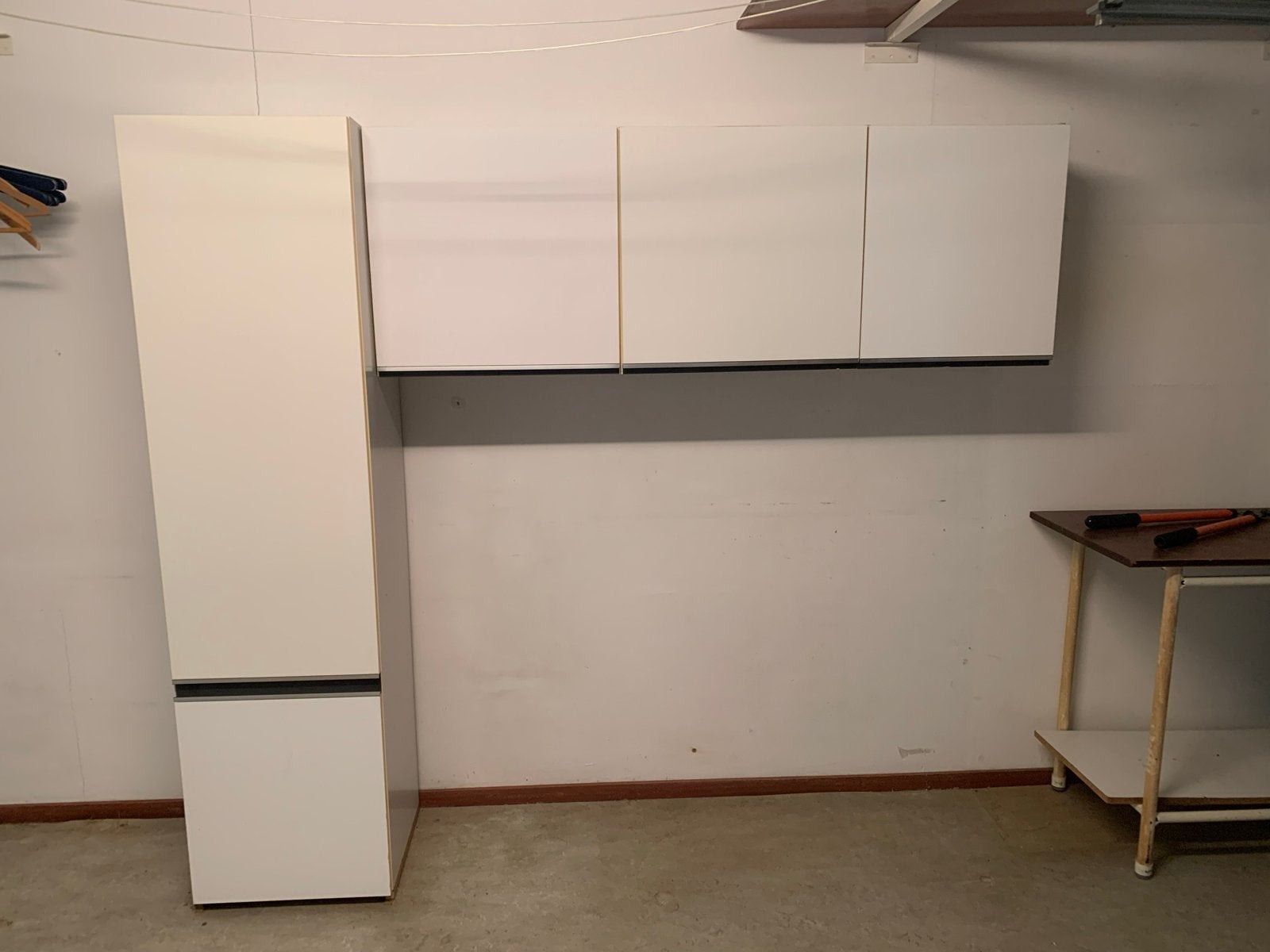 Witte kastenwand met veel  legmogelijkheden, Ophalen, Gebruikt