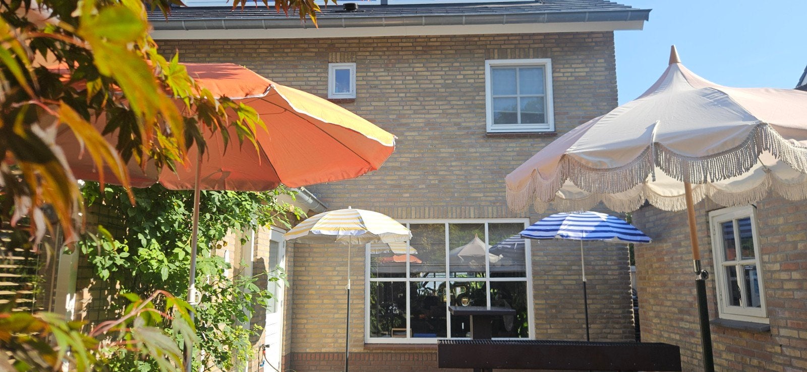 Diverse parasols voor feestjes en tuin, Ophalen, Gebruikt, 1 tot 2 meter, Stokparasol