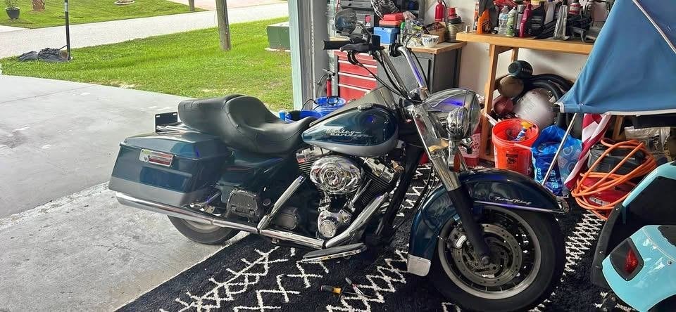 2000 harley roadking + harley electra shovel 1981, 2 cilinders, Particulier, Toermotor, Minimaal motorrijbewijs A2