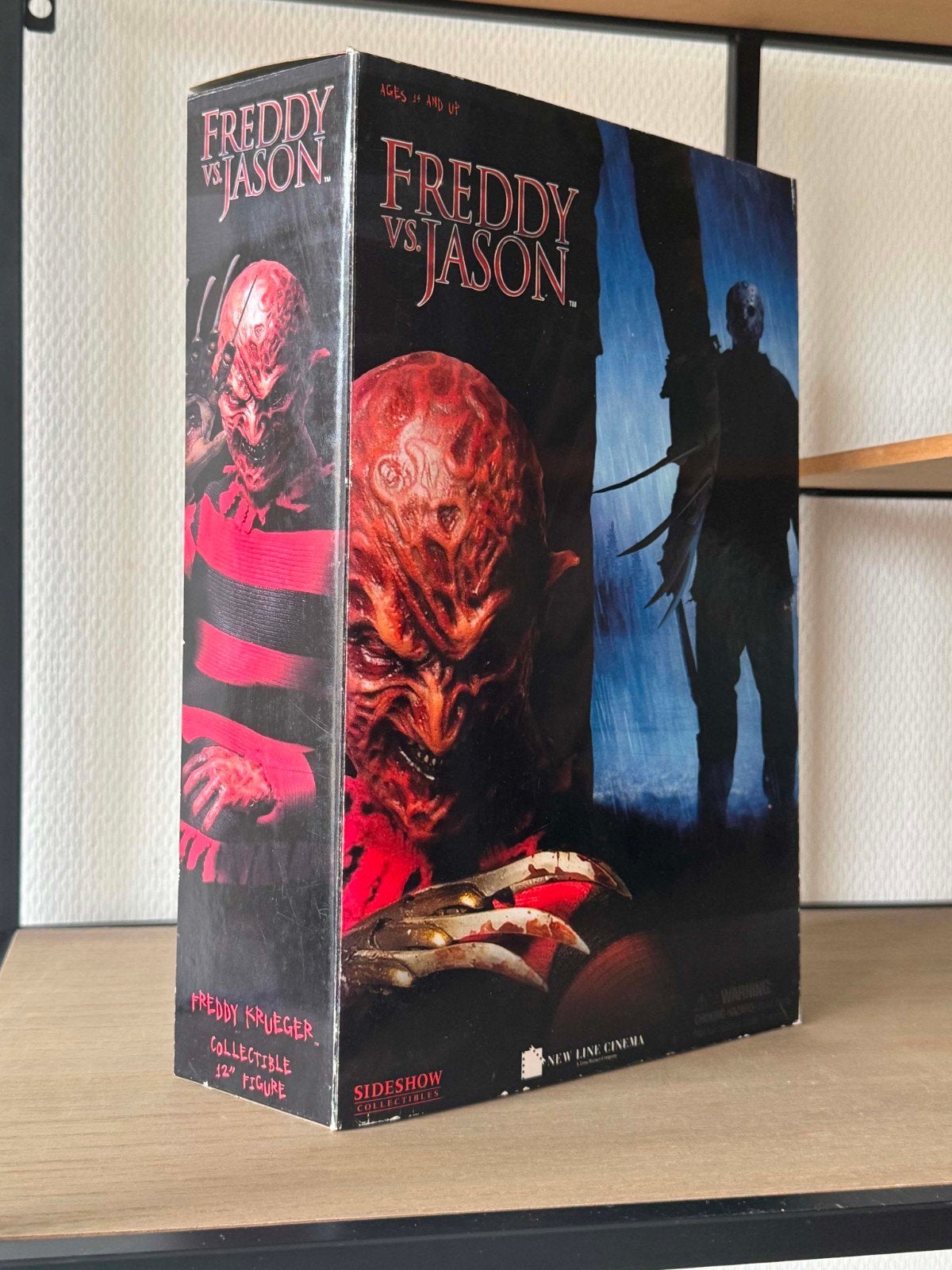 Freddy Krueger 12" Collectible Figuur - Sideshow, Ophalen of Verzenden, Gebruikt