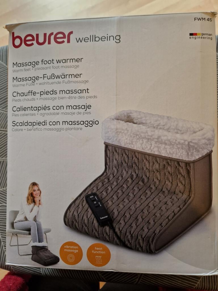 Beurer Voetenzak met Warmte en Massage - FWM 45, Ophalen of Verzenden, Zo goed als nieuw, Hand- en Voetverzorging