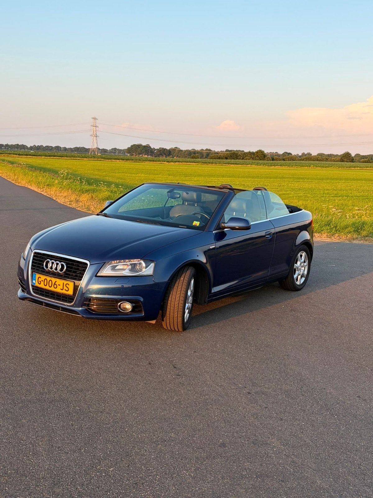 Audi A3 1.8 Tfsi 118KW Cabrio 2013 Blauw, Auto's, Audi, Voorwielaandrijving, 15 km/l, Zwart, 4 cilinders